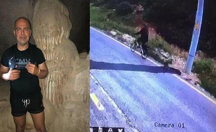 İzmir'de bisikletiyle gezmeye çıkıp kaybolan tur teknesi sahibinin son görüntüleri ortaya çıktı
