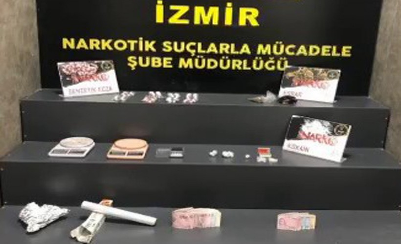 İzmir polisinden dev narkotik operasyon: 60 tutuklama