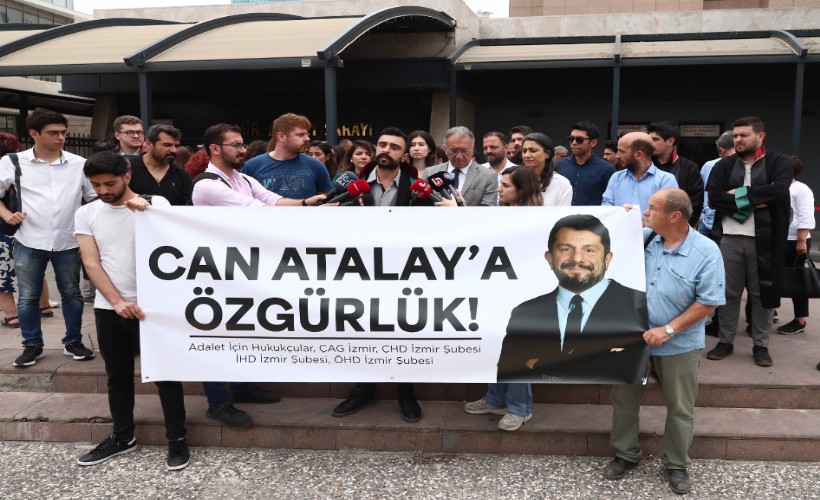 İzmir’de avukatlardan Can Atalay için özgürlük çağrısı