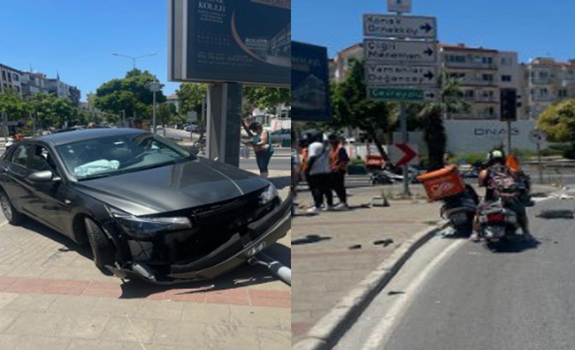 Karşıyaka Girne Caddesi'nde feci kaza