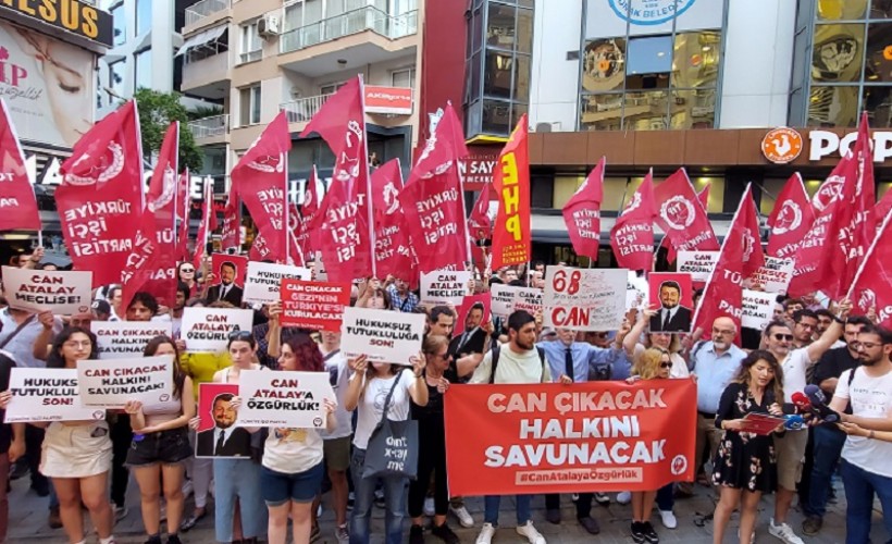 TİP, Can Atalay için İzmir'de eylem yaptı