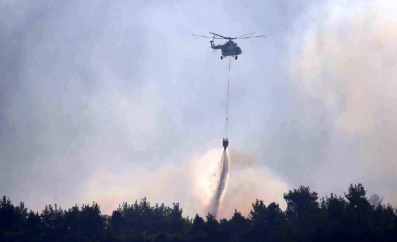 Çanakkale’de orman yangını 37 saattir sürüyor