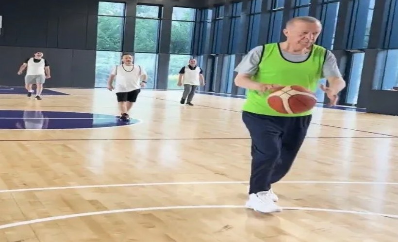 Erdoğan'ın 'basket' görüntüleri gündemde