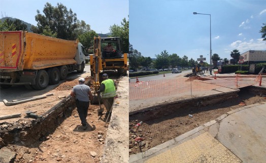 İZSU Balçova'da taşkın riskine karşı önlem alıyor