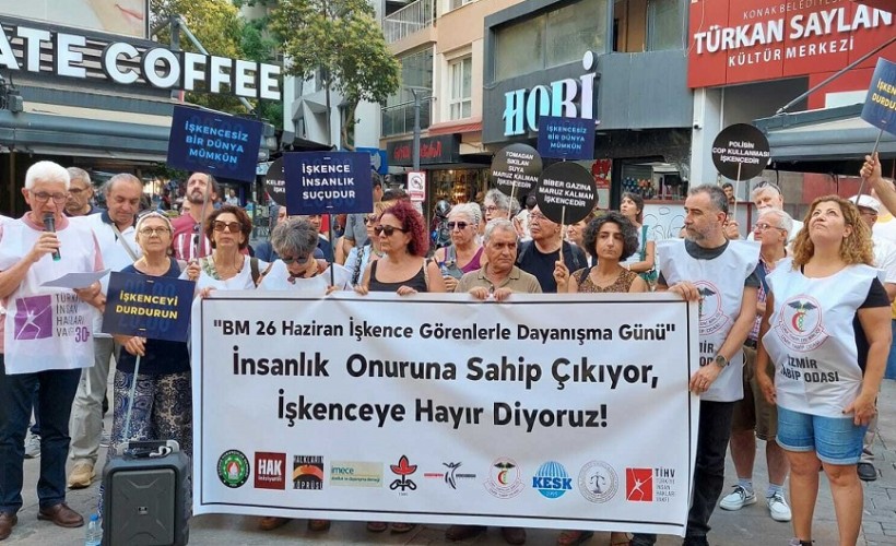 İzmir'de STK’lardan 'işkence' protestosu