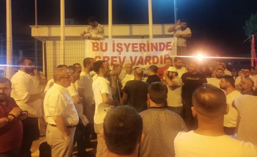 İzmir'de metro ve tramvay işçileri greve çıktı