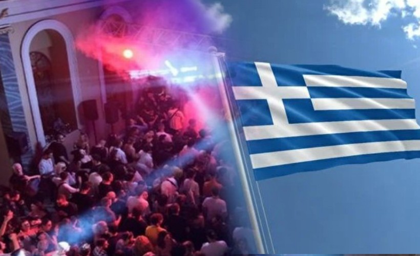 İzmir'deki Aziz Vukolos Kilisesi'ndeki partiye Yunanistan'dan tepki