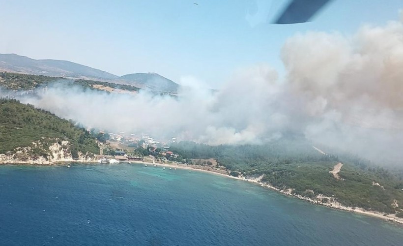 İzmir'deki orman yangınıyla ilgili gözaltına alınan 2 kişi serbest