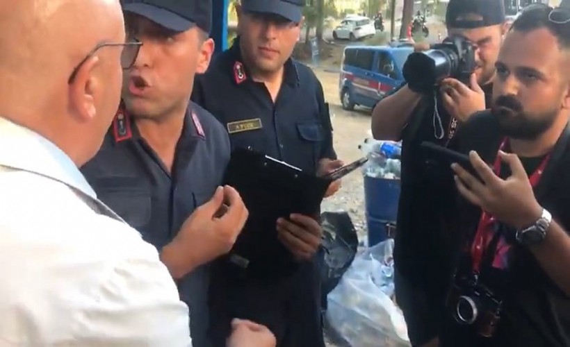 Jandarma kaçtı, CHP'li vekil yakalamaya çalıştı
