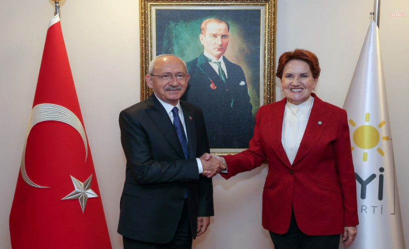 Kılıçdaroğlu, Akşener'i ziyaret etti