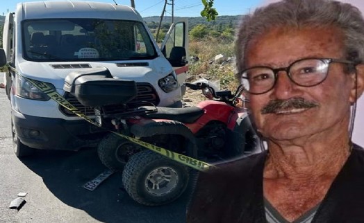 Minibüs ile çarpışan ATV'nin sürücüsü hayatını kaybetti