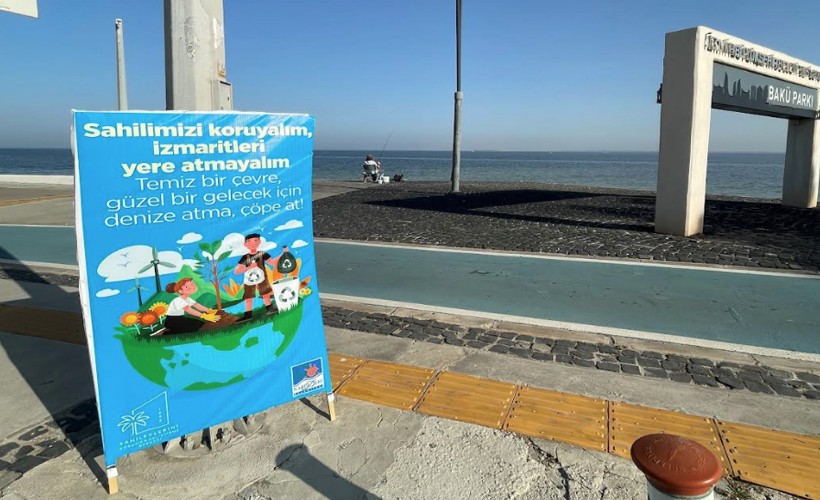 Narlıdere Belediyesi, çevre duyarlılığı yaratmak için afişler hazırladı.