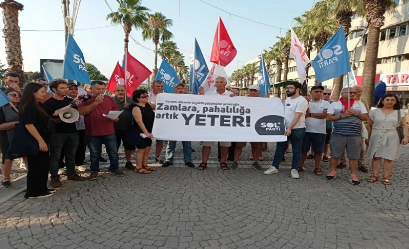 SOL Parti İzmir'de zamları protesto etti
