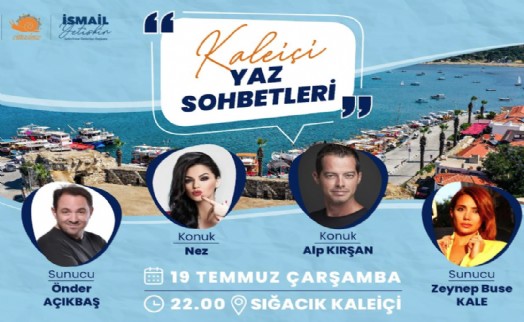 Seferihisar'da 'Kaleiçi Yaz Sohbetleri' başlıyor