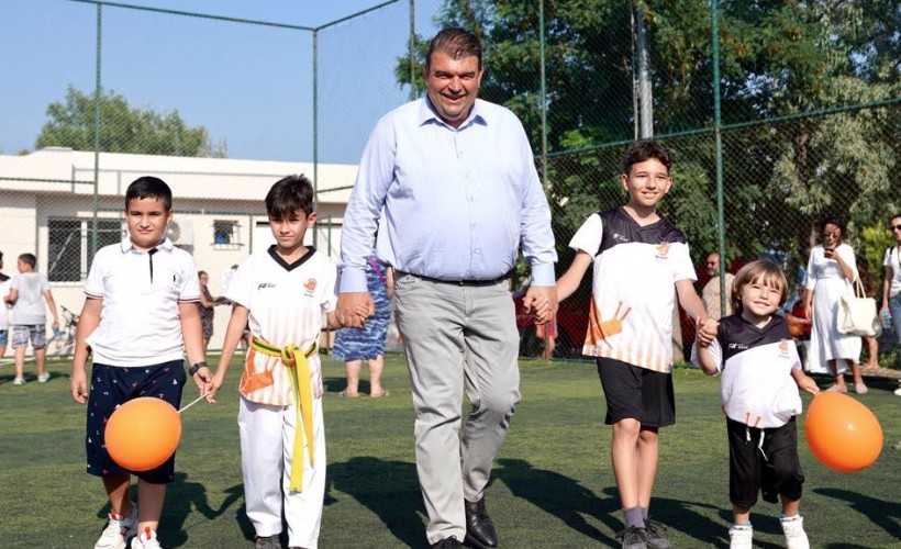 Seferihisar'da yaz spor okuluna yoğun ilgi