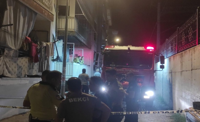Selçuk'ta bir evde patlama: Panikleyen adam balkondan atladı