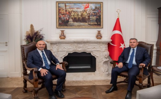 Başkan Soyer'den Vali Elban'a ziyaret