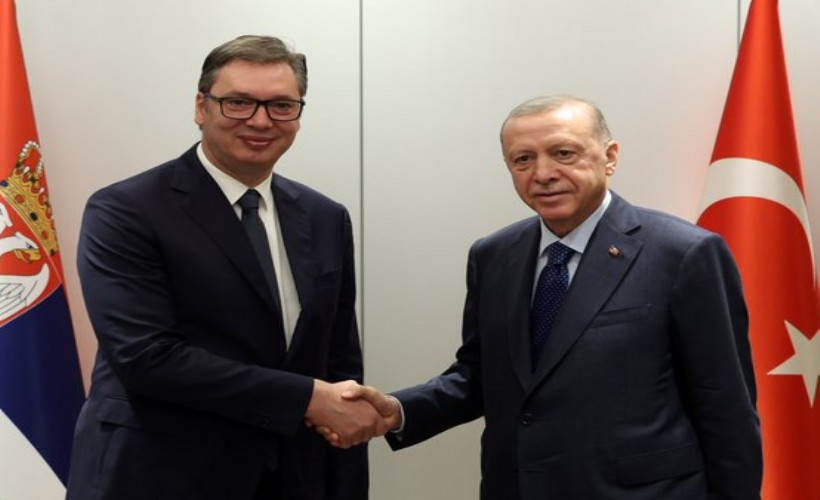 Cumhurbaşkanı Erdoğan, Macaristan'da Sırp lider Vucic ile görüştü