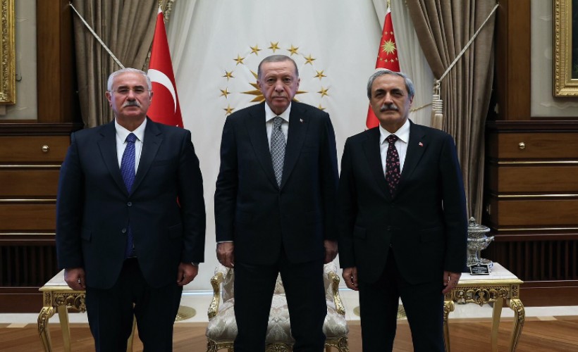 Cumhurbaşkanı Erdoğan, Yargıtay Başkanı ve Yargıtay Başsavcısı ile görüştü
