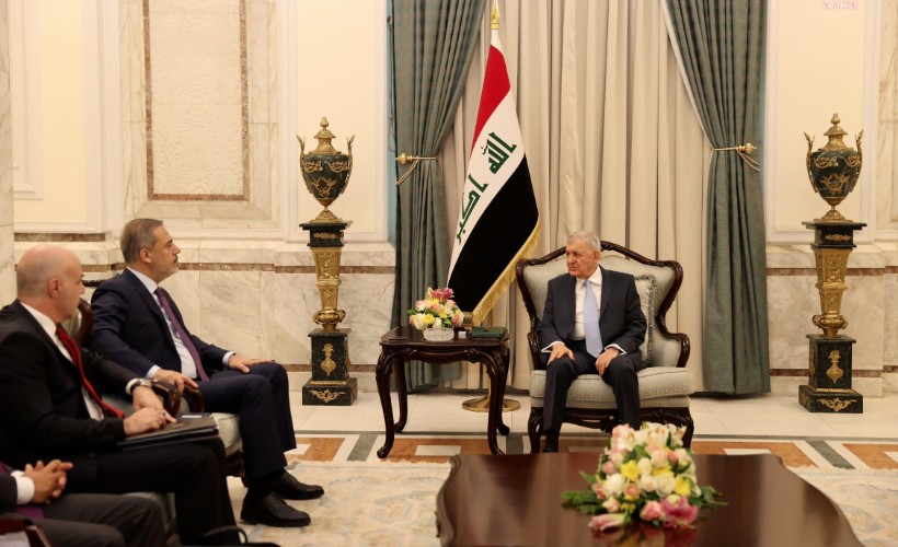 Dışişleri Bakanı Hakan Fidan Irak Cumhurbaşkanı ile görüştü