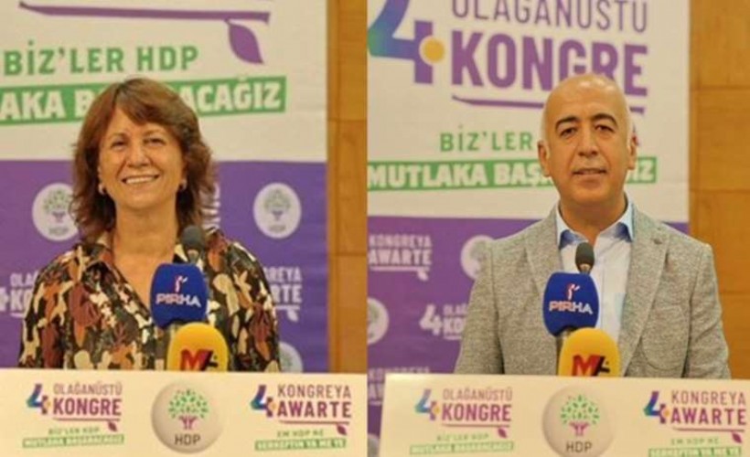HDP Eş Genel Başkanlıklarına Sultan Özcan ve Cahit Kırkazak seçildi