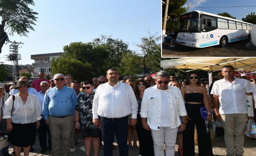İzmir Büyükşehir Belediyesi Seferihisar’a otobüs hibe etti