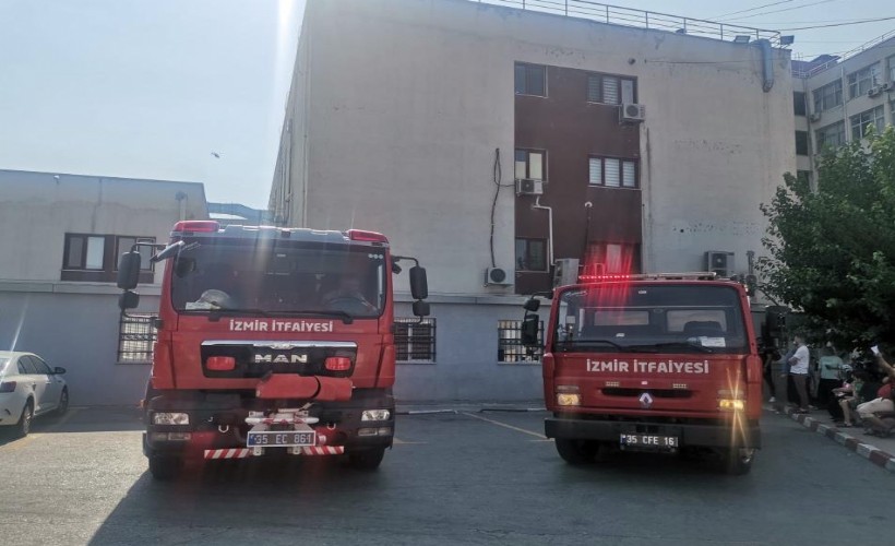 İzmir’de hastanede korkutan yangın