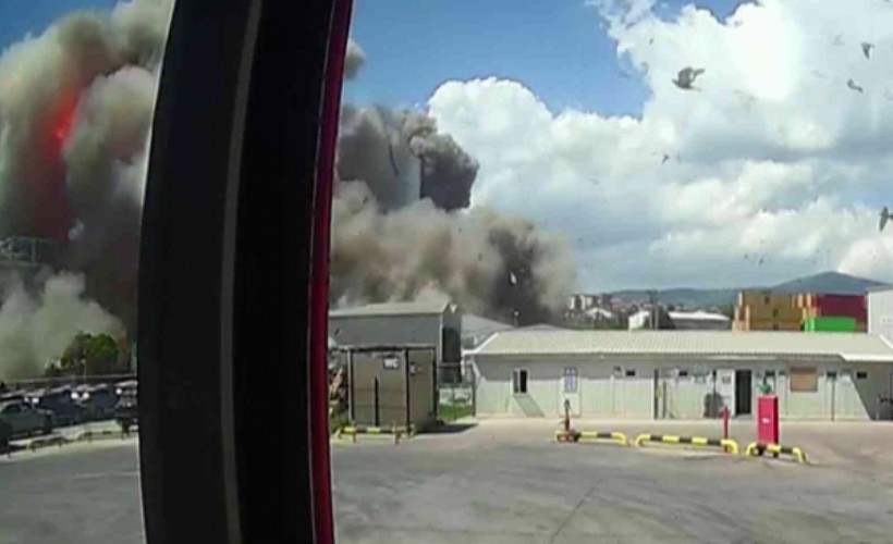 Kocaeli'de TMO silosunda patlama! 3'ü ağır 12 kişi yaralandı