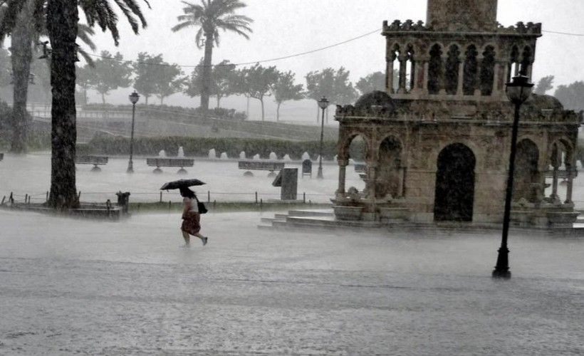 Meteoroloji uyardı: İzmir'e sağanak geliyor!
