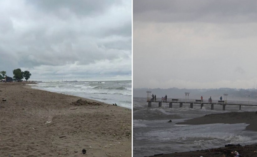 Meteoroloji'nin fırtına uyarısının ardından üç ilde denize girmek yasaklandı