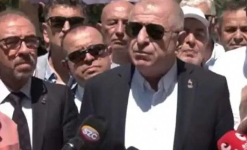 Ümit Özdağ'dan Limak Holding önünde 'Akbelen' protestosu