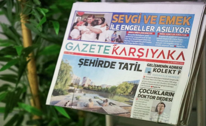 'Gazete Karşıyaka' her hafta binlerce okuyucuya ulaşıyor