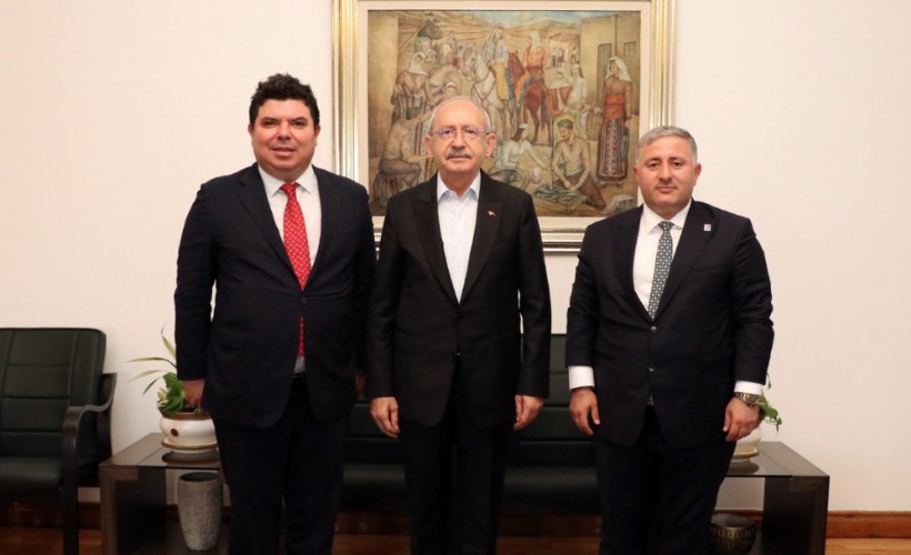 Başkan Erhan Kılıç ve Çağdaş Kaya'dan Kılıçdaroğlu'na ziyaret