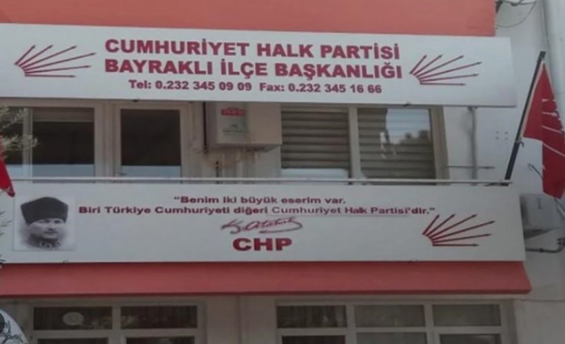 CHP Bayraklı’da şok istifa!