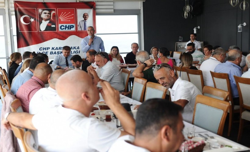 CHP Karşıyaka'da delegeler kahvaltıda buluştu: Çarşaf liste vurgusu
