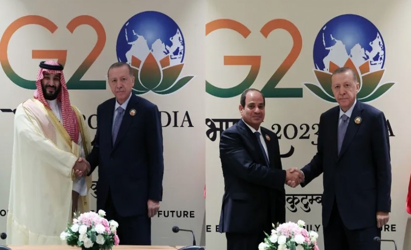 Erdoğan, G20'de Sisi ve Selman ile görüştü