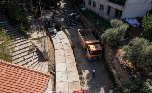 İZSU, Tire Çöplem Deresi'nde yenileme çalışması yapıyor