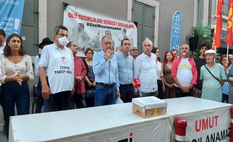İzmir Emek ve Demokrasi Güçleri Yargıtay'ın Gezi Davası kararını protesto etti