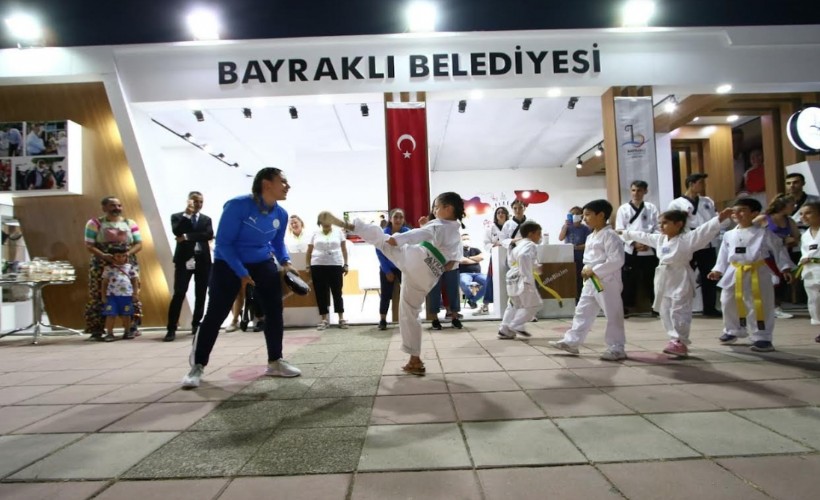 İzmir Fuarı’nda Bayraklı Belediyesi fark yarattı