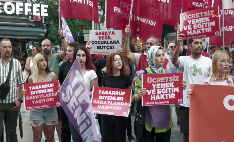 TİP İzmir İl Örgütü'nden öğrenciler için 'yemek' protestosu