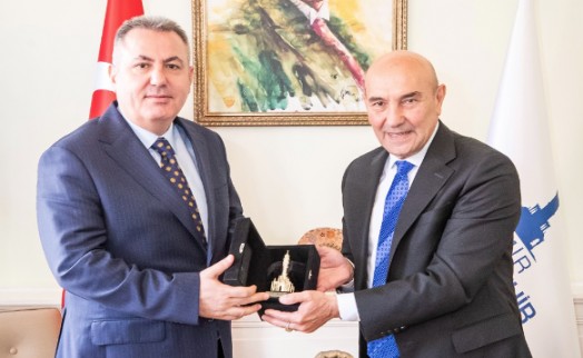 Vali Elban'dan Başkan Soyer'e iade-i ziyaret