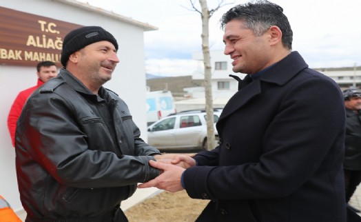 Aliağa'da Kalabak Mahallesi doğal gaza kavuşuyor