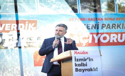 Bayraklı'da 21 yeni, revize edilen 68 park açıldı