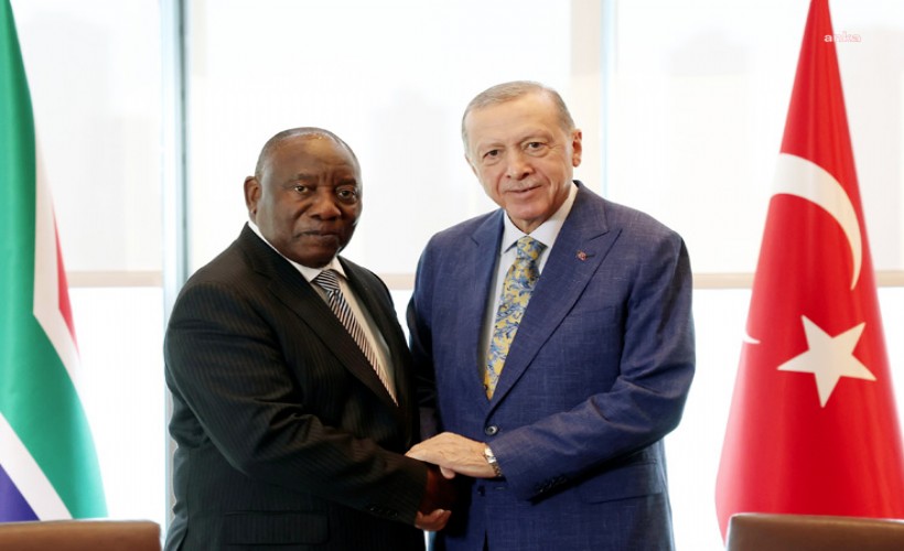 Cumhurbaşkanı Erdoğan, Güney Afrika Cumhuriyeti lideri ile görüştü