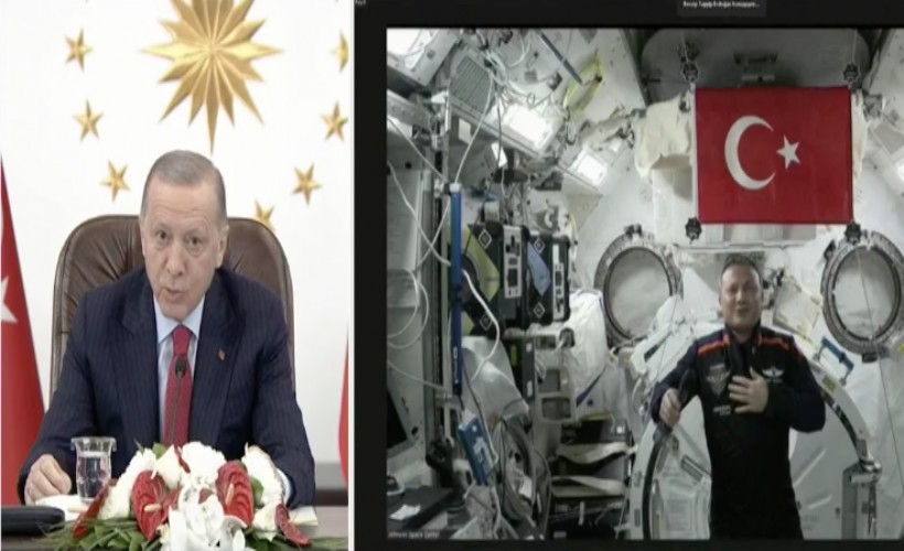 Cumhurbaşkanı, ilk Türk astronot Gezeravcı ile görüştü