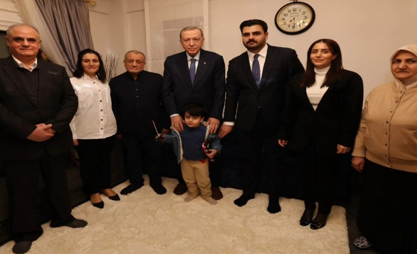 Cumhurbaşkanı, AK Partili İnan'ı evinde ziyaret etti: Şeref verdi!