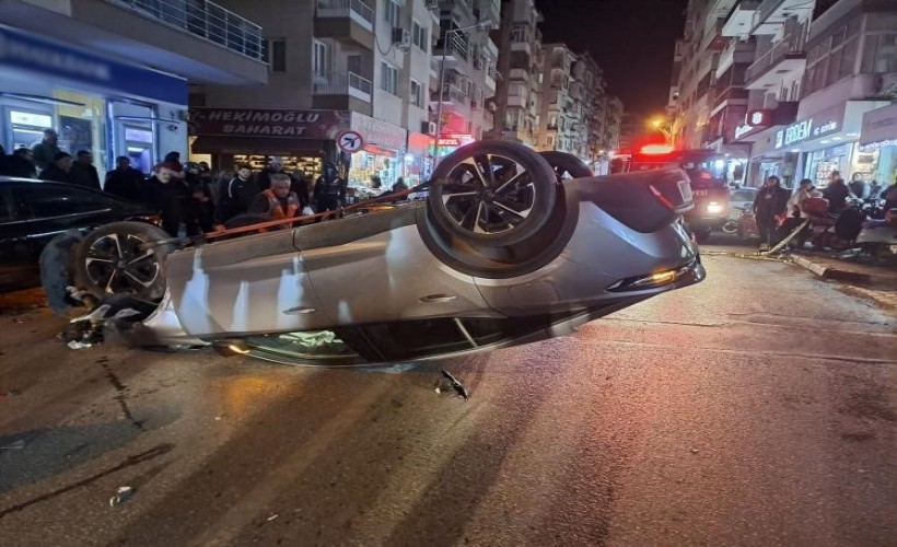 İzmir’de silahla yaralandıktan sonra ölen kişinin yaptığı kaza kameraya yansıdı