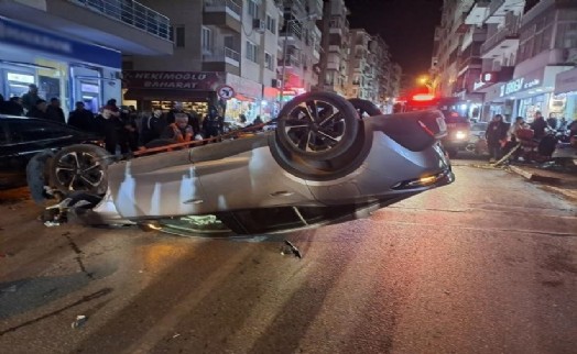 İzmir'de silahla yaralandıktan sonra ölen kişinin yaptığı kaza kameraya yansıdı