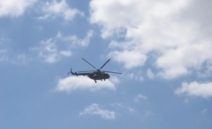 Kırgızistan'da askeri helikopter düştü: 1 ölü, 8 yaralı