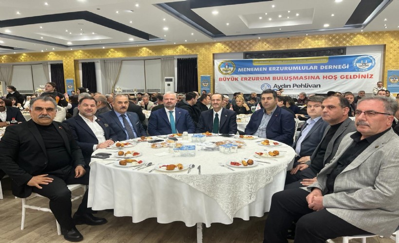MHP'li Osmanağaoğlu Menemen'de Erzurumlularla buluştu
